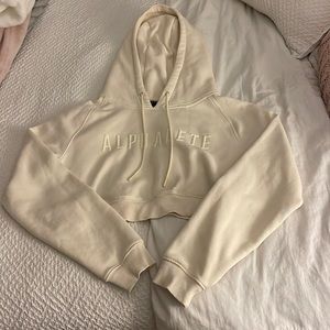 Alphalete crop hoodie